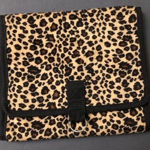 Cheetah Soft Material Organizer for Makeup & Etc